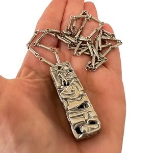 Modern Metal Necklace